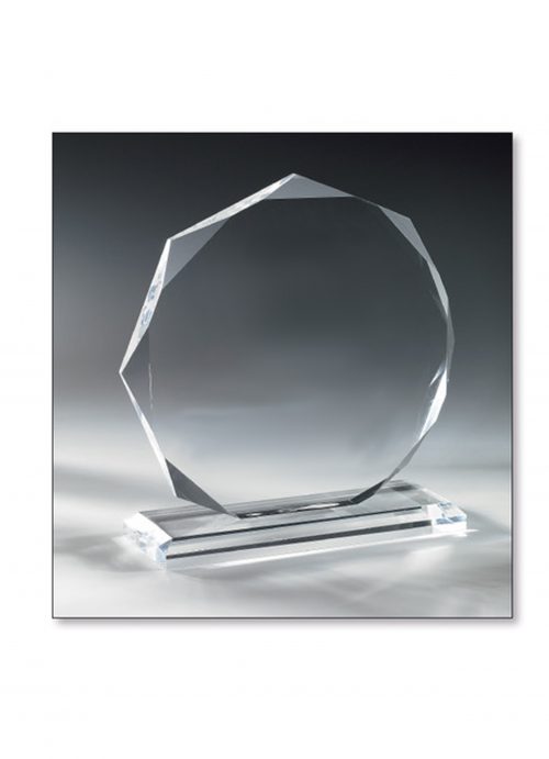 Trophée Verre diamant 17cm