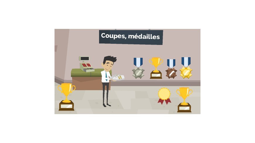 récompense sportive, trophées, médailles