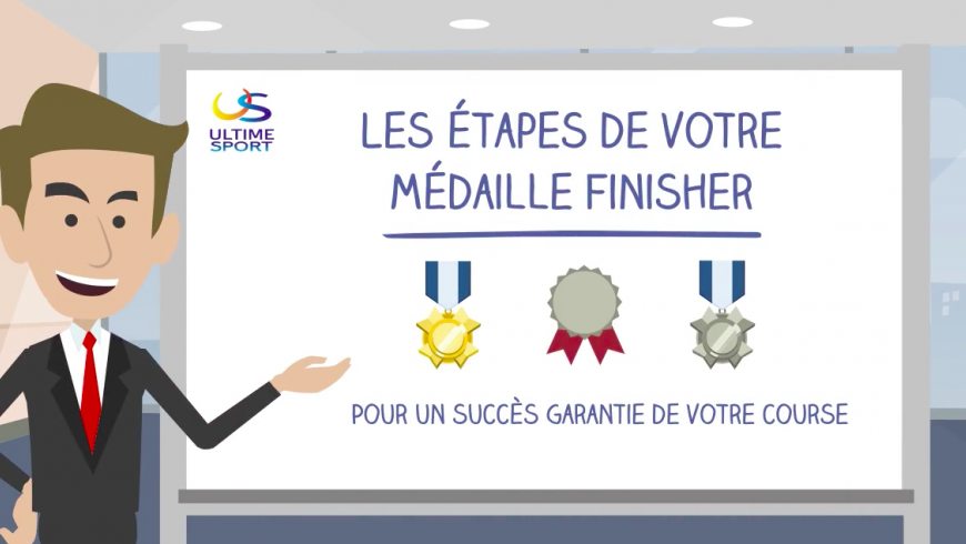 Les étapes de votre médaille finisher personnalisée