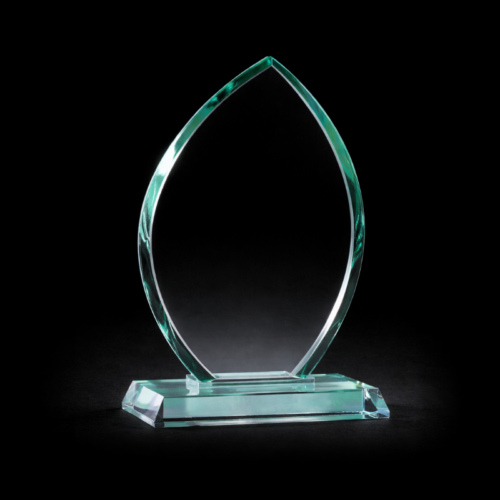 Trophée verre Flamme 20cm