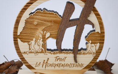 Trophée en bois personnalisé pour Trails