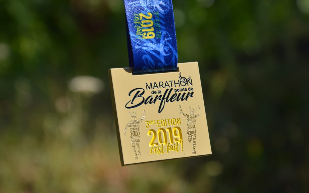 Médaille Marathon Barfleur 2019