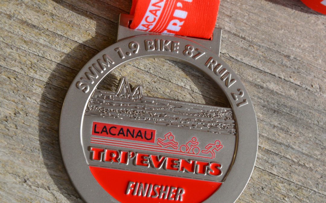 Médaille Finisher Triathlon Lacanau 2018