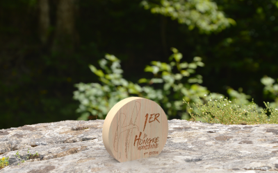 Trophée personnalisé en Bois Rond