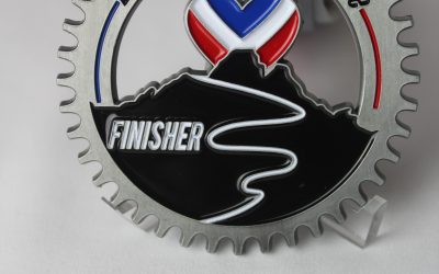 Médaille Finisher échappée du Col de la Loze