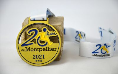 Médaille 20km de Montpellier