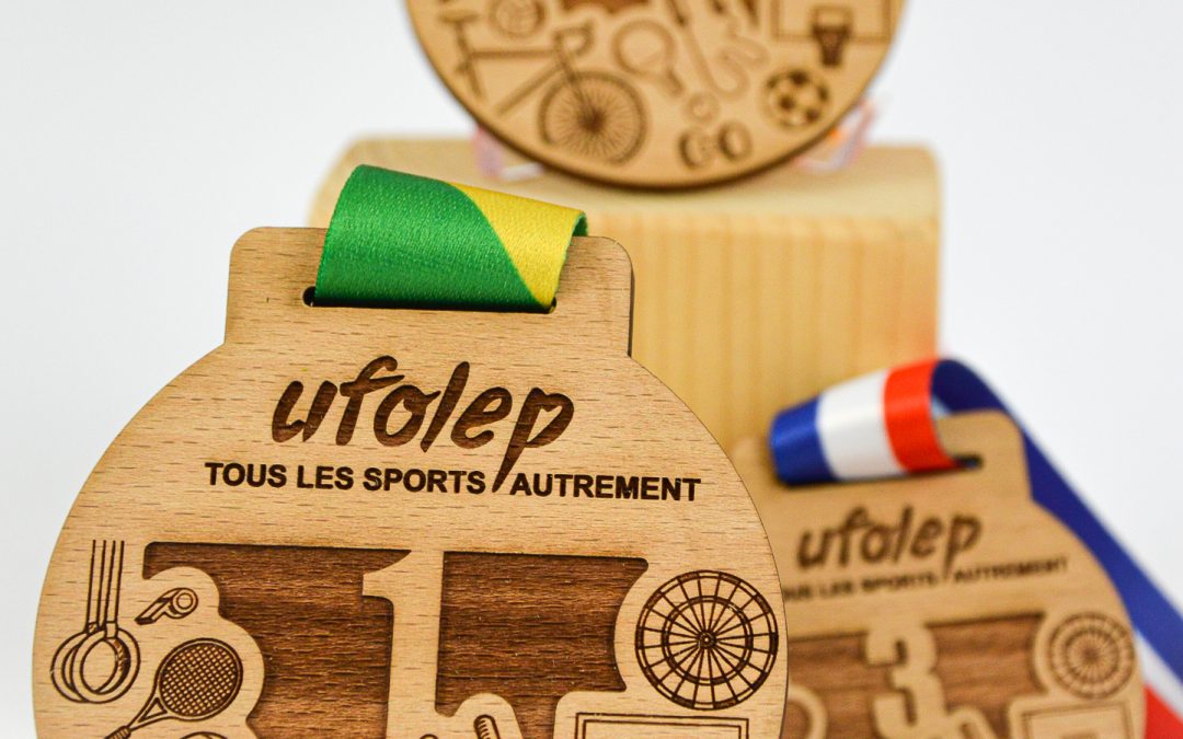 Médaille en bois multi-sport