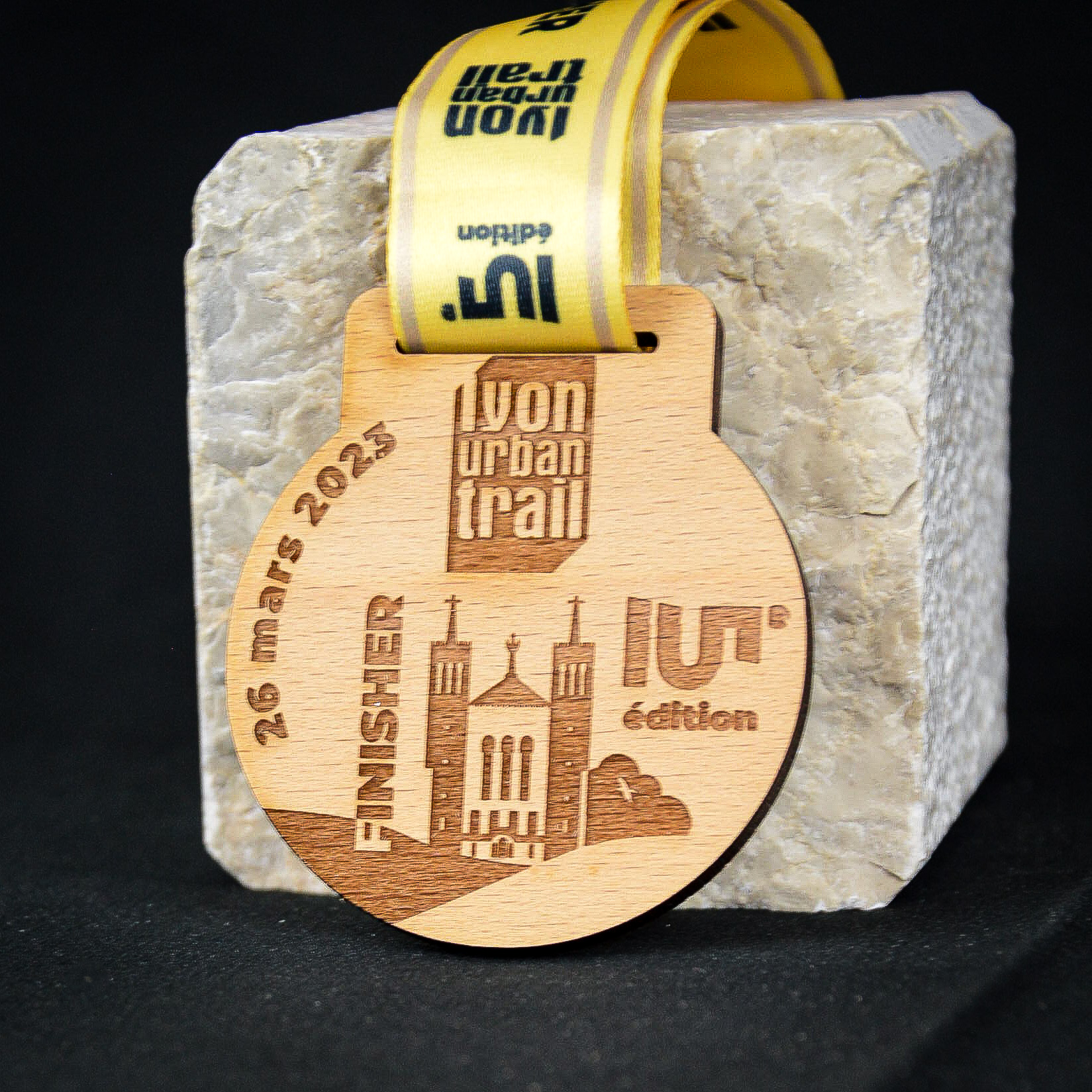SUPERBE IMPORTANTE MEDAILLE LIBERATION DE LYON Par H.DROPSY 12 09 1944 Bronze Xx 113768