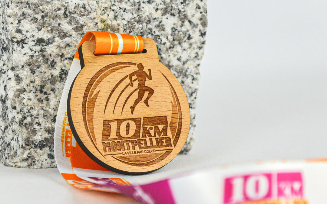 Médaille 10km de Montpellier