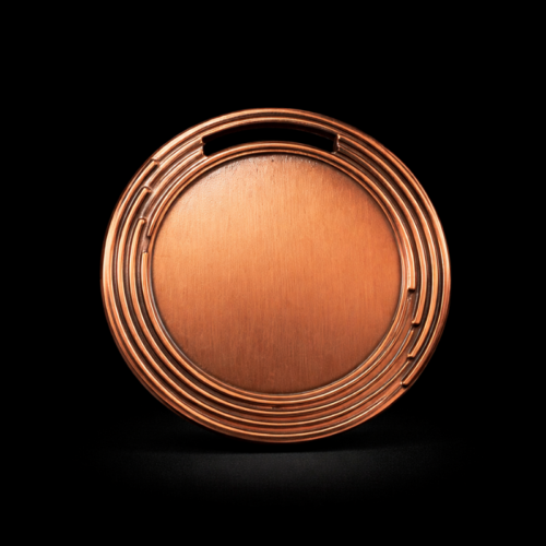 Médaille plaquette cercle gravée Bronze 70mm