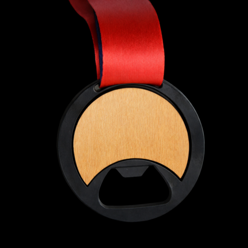 Médaille Décapsuleur Bois 60mm