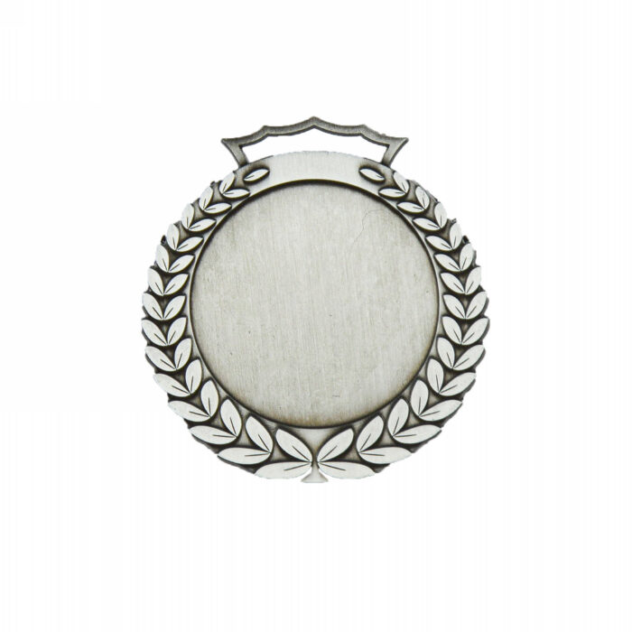 Médaille à plaquette Motif Laurier couleur argent
