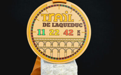 Médaille Finisher Trail de l’Aqueduc