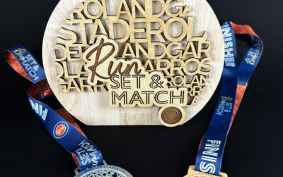 Médailles et Trophée Run Set & Match 2025