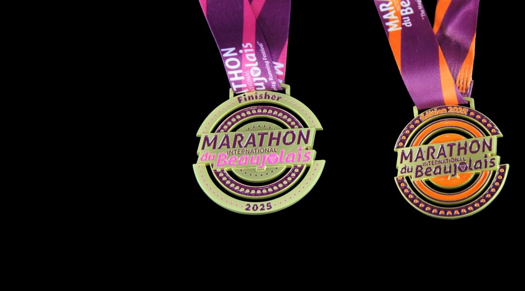 Médailles Marathon du Beaujolais 2025