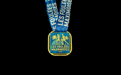 Médaille finisher Foulées Maximoises 2026