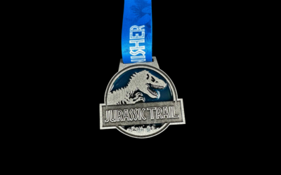 Médaille finisher du Jurassic Trail 2025