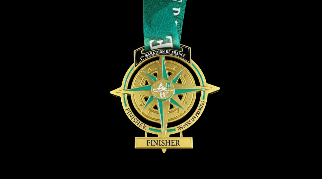 Médaille finisher de l’Alti & Co Marathon 2026 – 1er Marathon de France