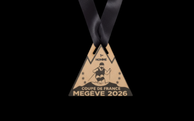 Médailles finisher- Coupe de France de ski de bosses à Megève2026