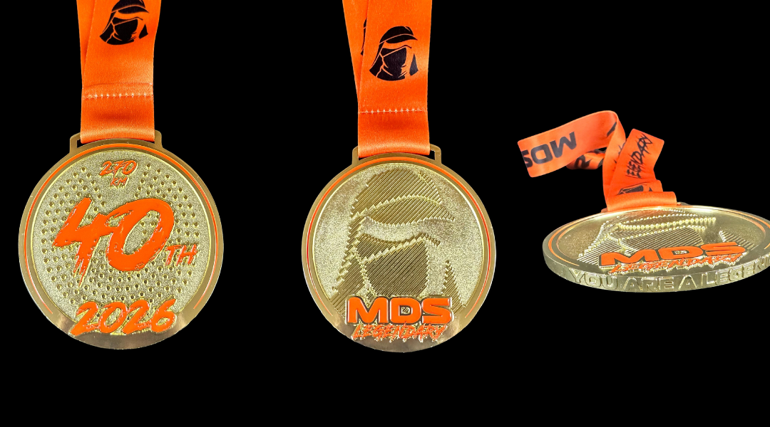 médaille finisher marathon des sables 2026 métal or coureurs trail désert mds